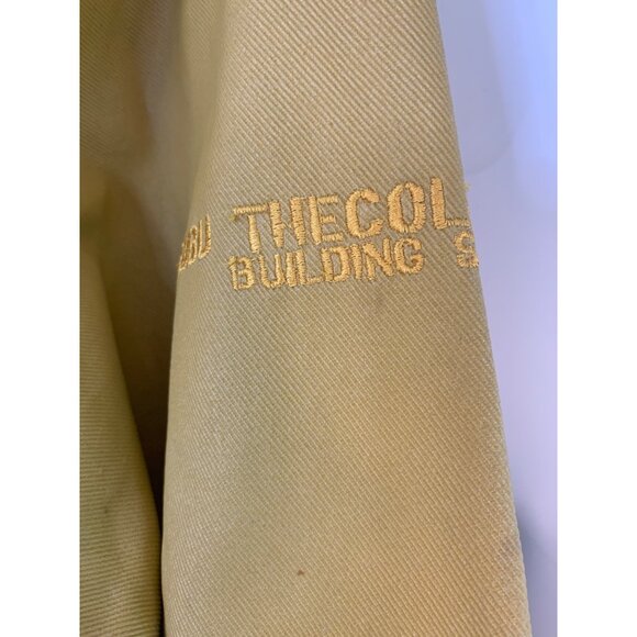 VTG 90s Fubu Yellow Coated Denim Jacket Mens XL Cotton Work RX10644 Oversize - Picture 6 of 11